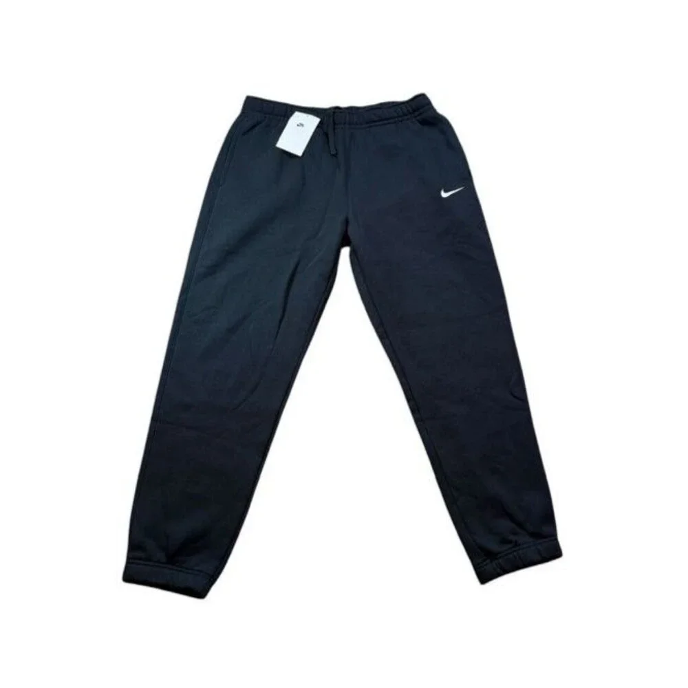 Nike Women's Club Fleece Sweatpants CJ1790-010 Size Medium NWT Black Joggers